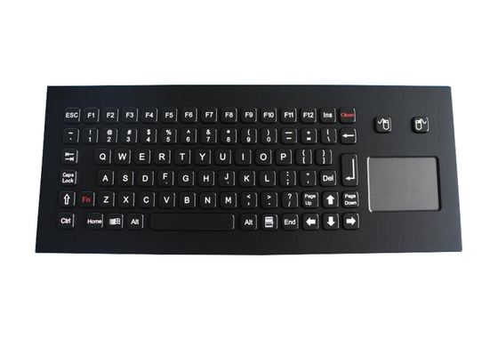 タッチパッドとの動的産業黒い金属のキーボードESD IK08